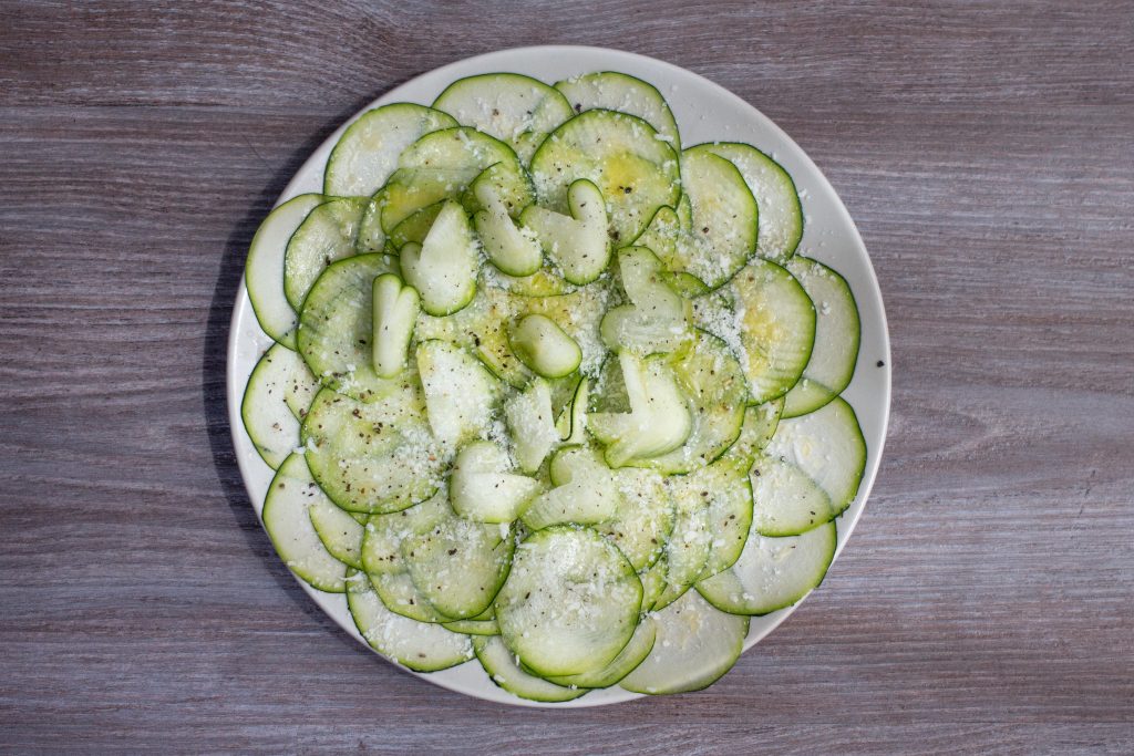 carpaccio de calabacín