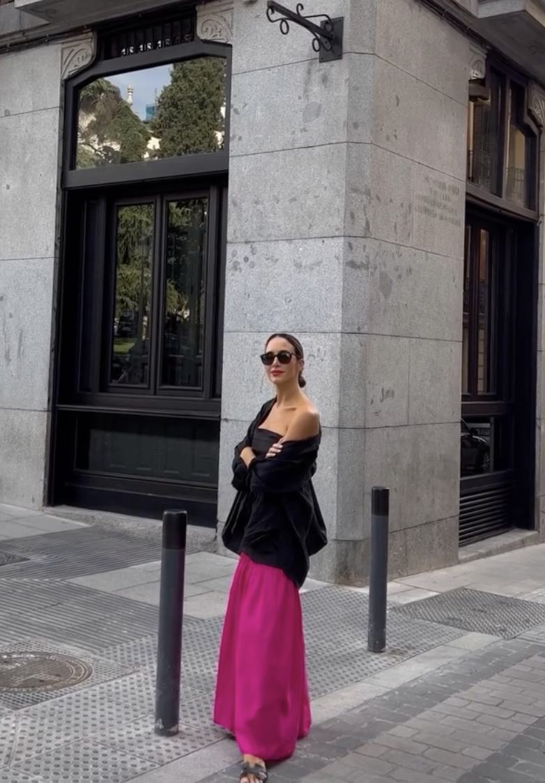 Rocío Osorno Vestido de Zara 