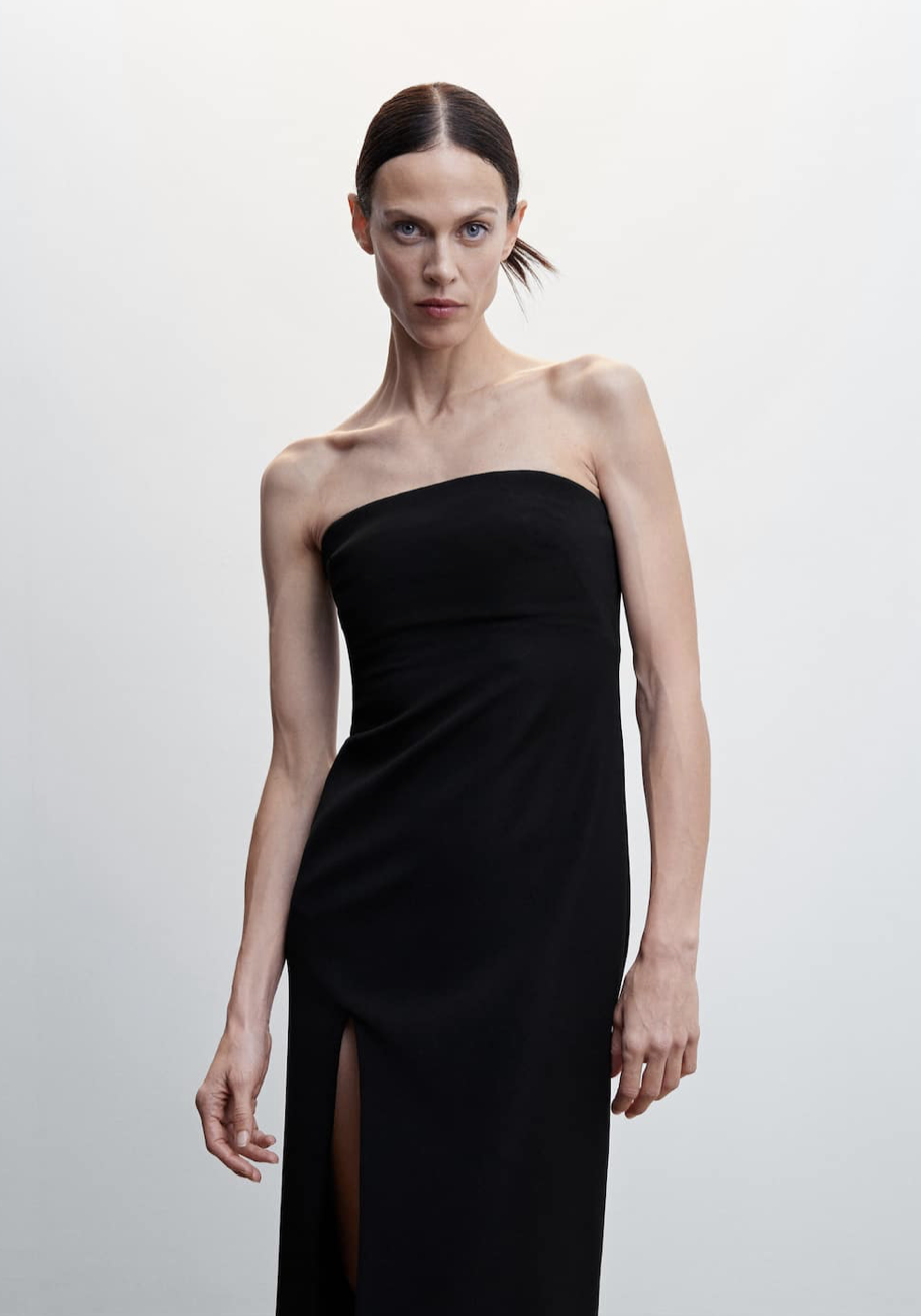 Vestido negro de Mango 