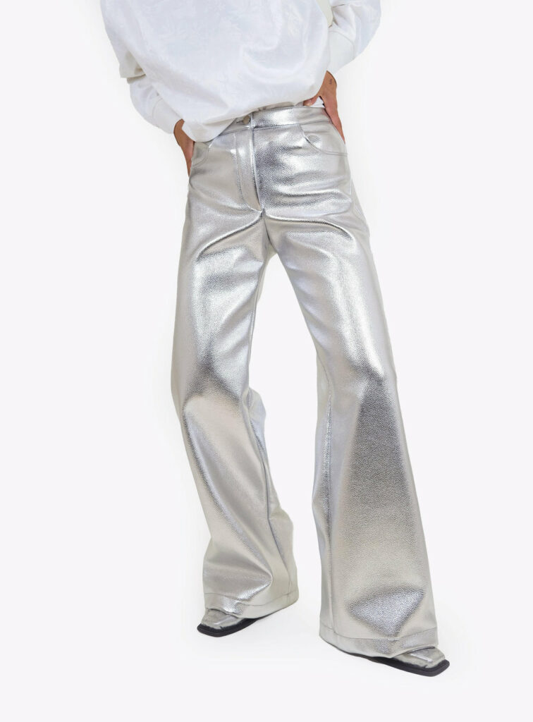 pantalone metalizados